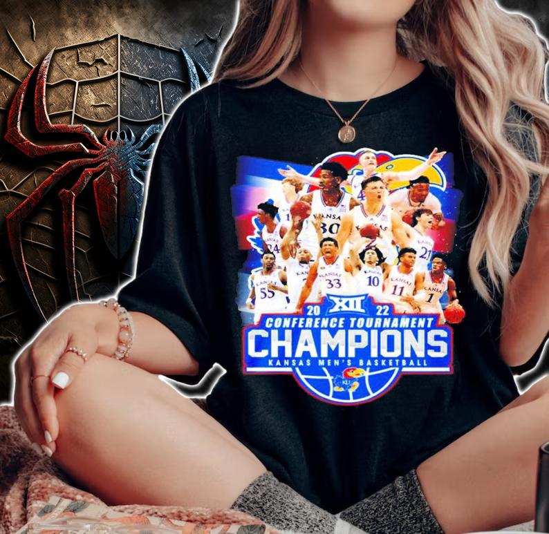 Kansas Seahawks 2022 Conference Tournament Champions Kansas Men's Basketball Shirt woman shirt