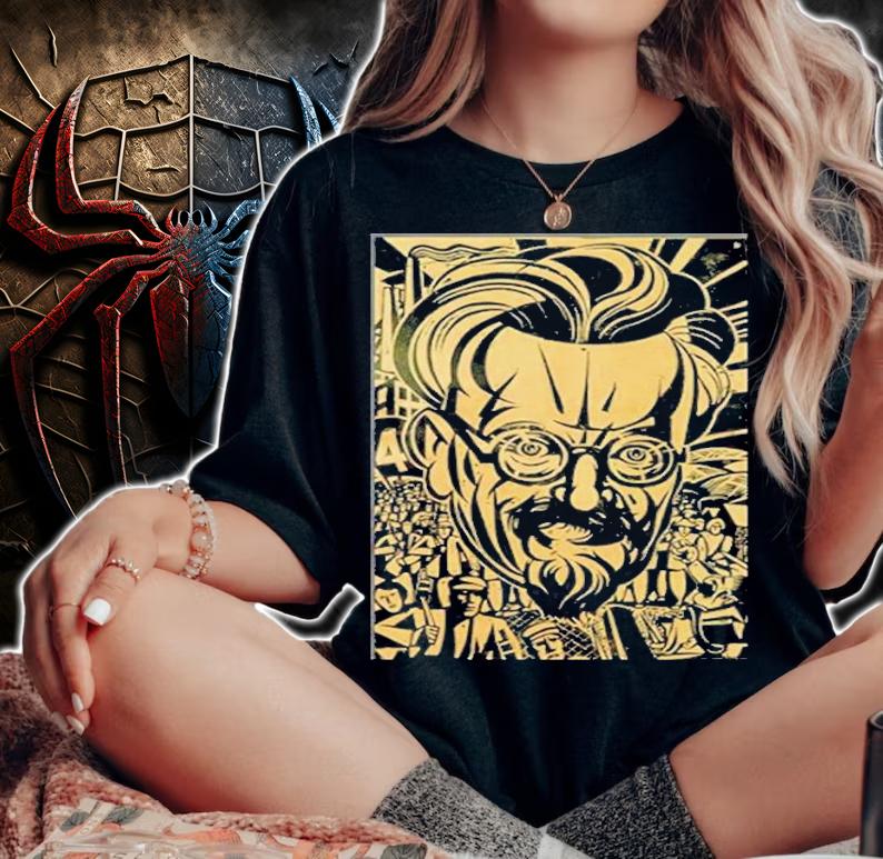 Leon Trotsky Inspiring Global Revolution T-Shirt woman shirt