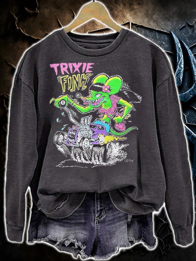 Rat Fink Trixie Fink T-shirt sweatshirt