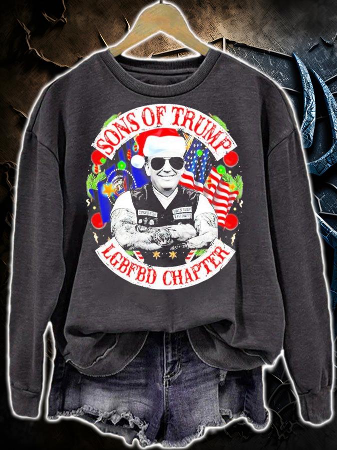 Sons Of Trump LGBFBD Chapter Christmas Shirt sweatshirt