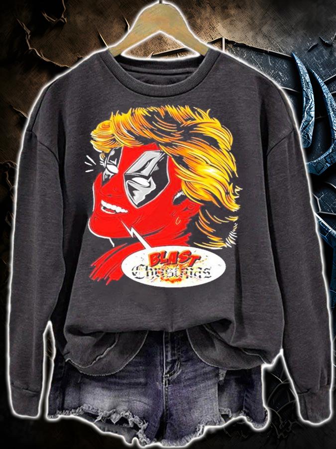 Superhero Comic Blast Christmas Shirt sweatshirt