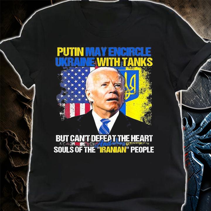 Support Ukraine Anti Biden America Ukrainian Flag Ukraine T-Shirt