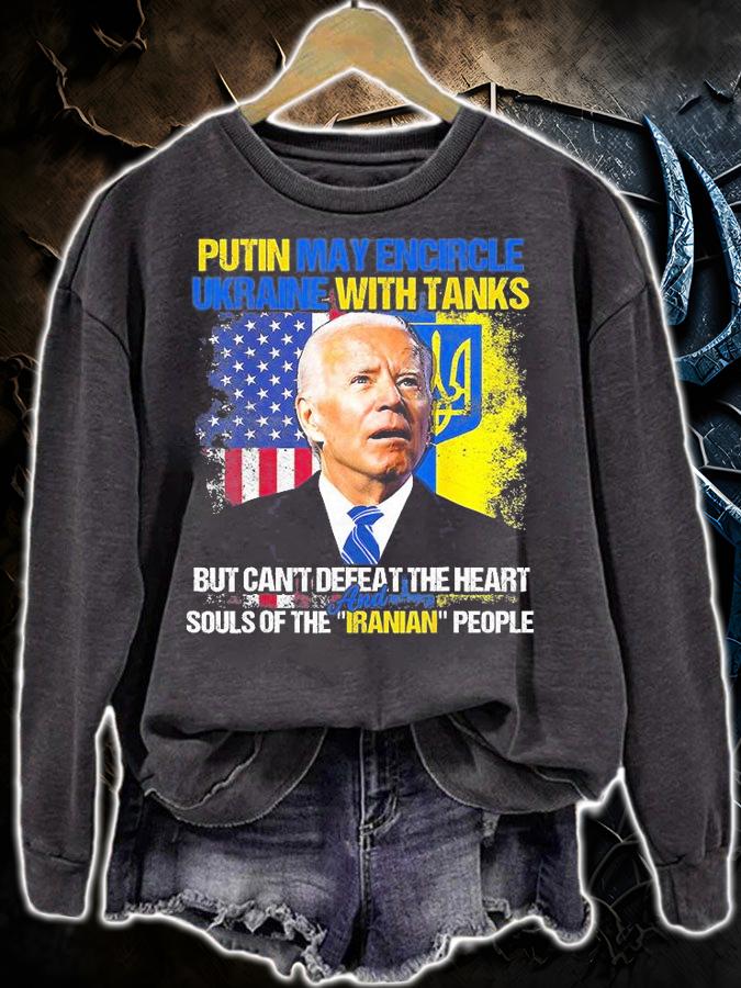Support Ukraine Anti Biden America Ukrainian Flag Ukraine T-Shirt