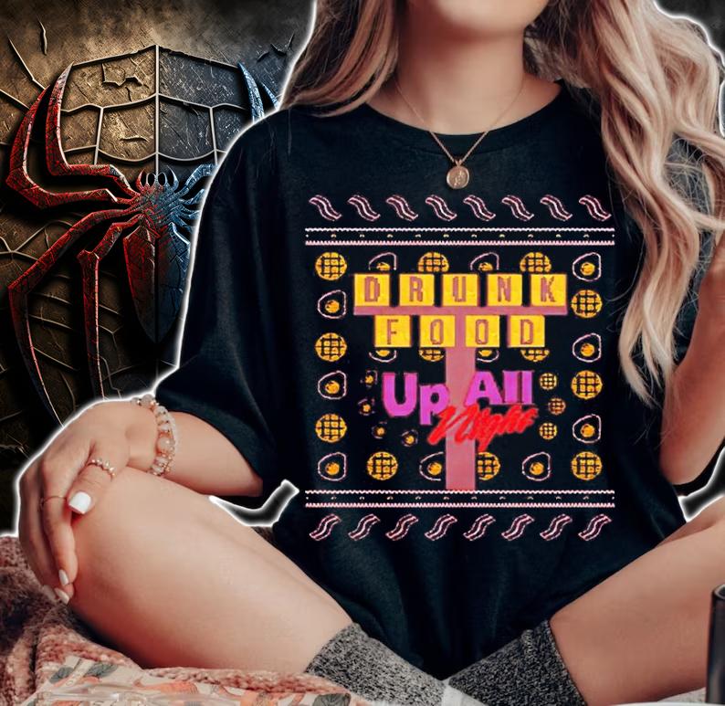 Up All Night Tacky Christmas shirt woman shirt