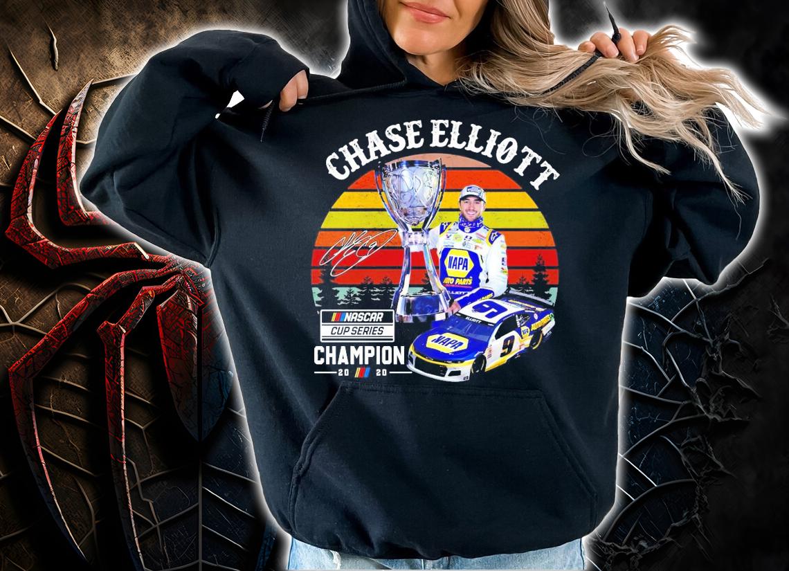Chase Elliott Nascar cup series champion 2020 vintage shirt hoodie