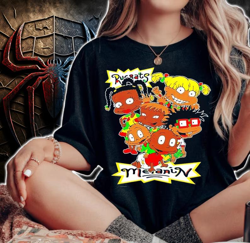 Melanin Rugrats Black shirt