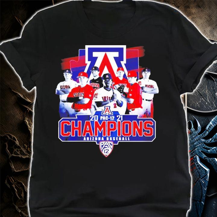 2021 Pac-12 champions Arizona Wildcats baseball shirt