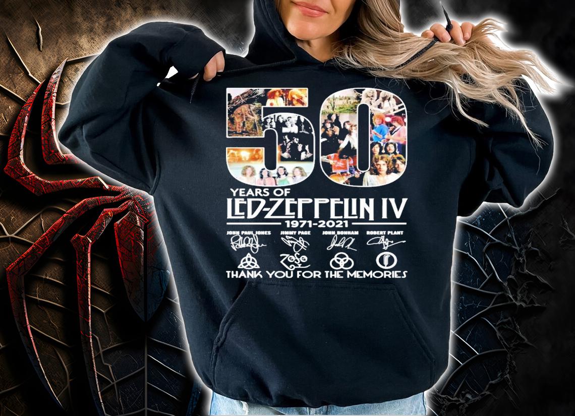 50 years of Led-Zeppelin IV 1971-2021 signature shirt
