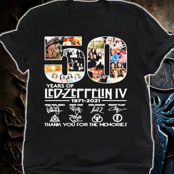50 years of Led-Zeppelin IV 1971-2021 signature shirt