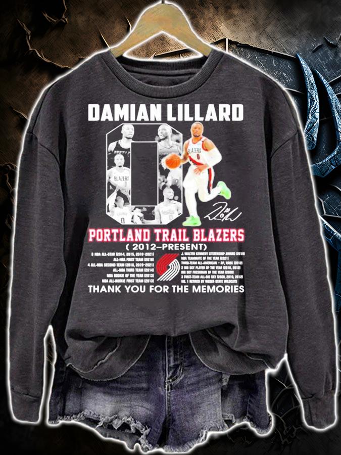 Damian Lillard Portland Trail Blazers signature shirt sweatshirt