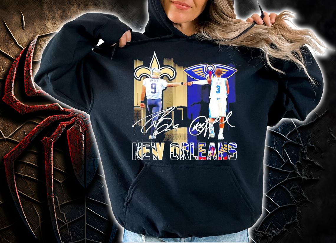 New Orleans Brees Paul signature shirt hoodie