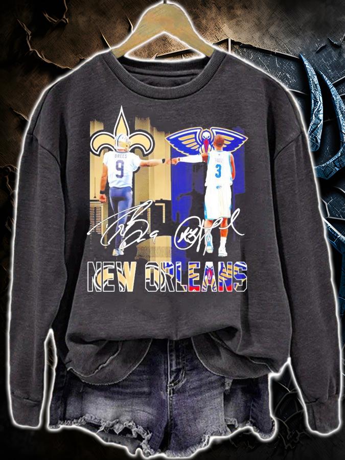 New Orleans Brees Paul signature shirt sweatshirt