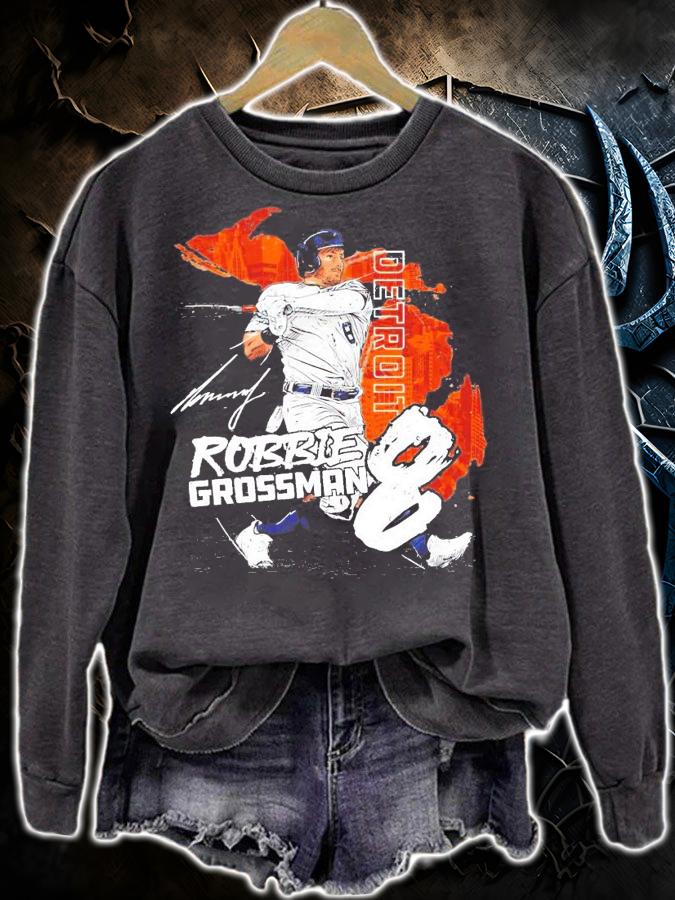 Robbie Grossman Detroit Baseball signature t-shirt