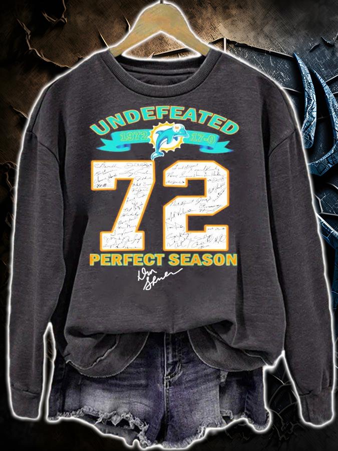 Undefeated 1972 17 0 perfect season signature shirt t-shirt sweatshirt