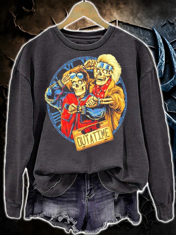We're Outatime shirt sweatshirt