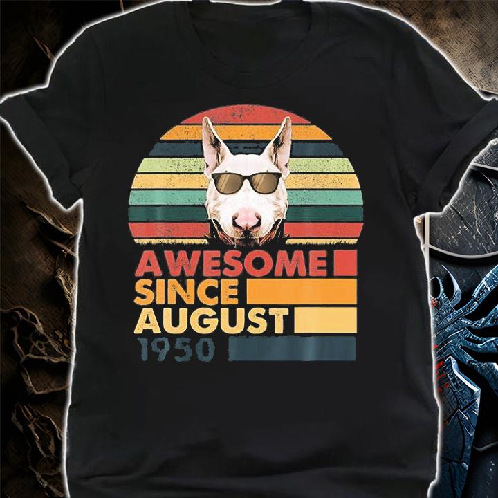Birthday Gift For Awesome Since August 1950 T-Shirt