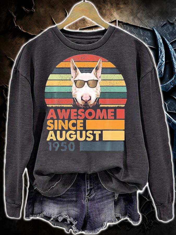 Birthday Gift For Awesome Since August 1950 T-Shirt