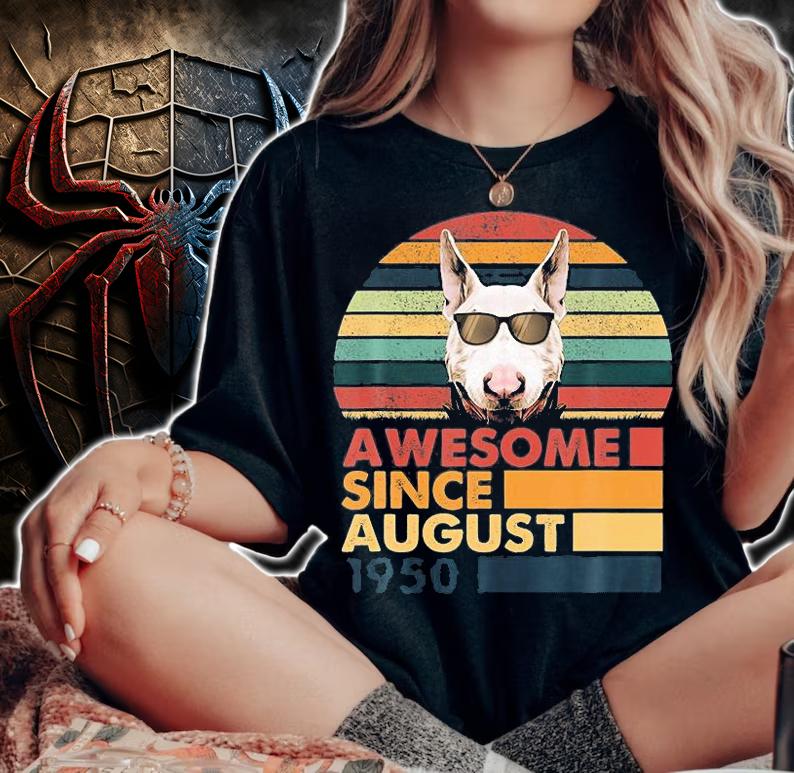Birthday Gift For Awesome Since August 1950 T-Shirt