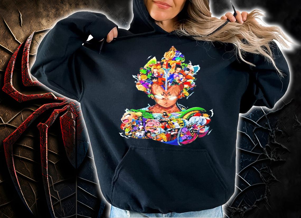 Dragon Ball all team shirt hoodie