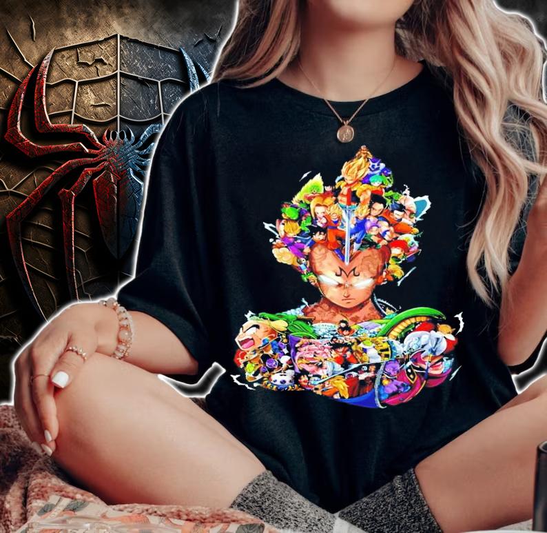 Dragon Ball all team shirt woman shirt