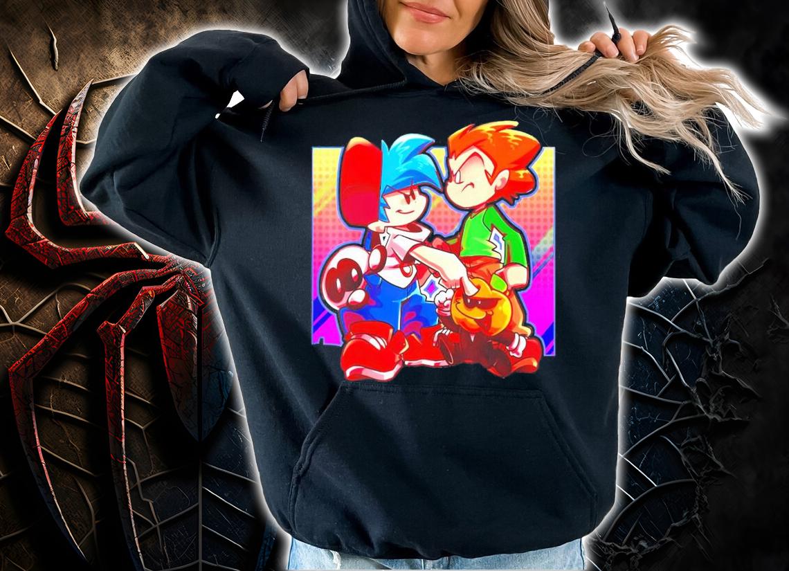 FNF Game boyfriend pico skid and pump shirt
