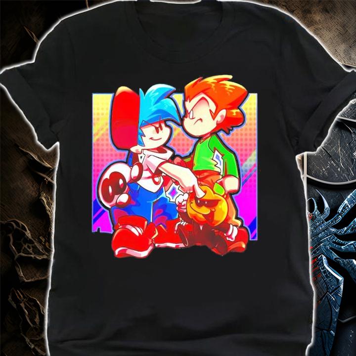 FNF Game boyfriend pico skid and pump shirt