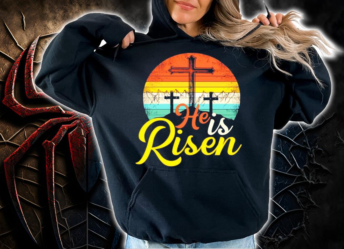 He is risen Christian Easter Jesus vintage shirt
