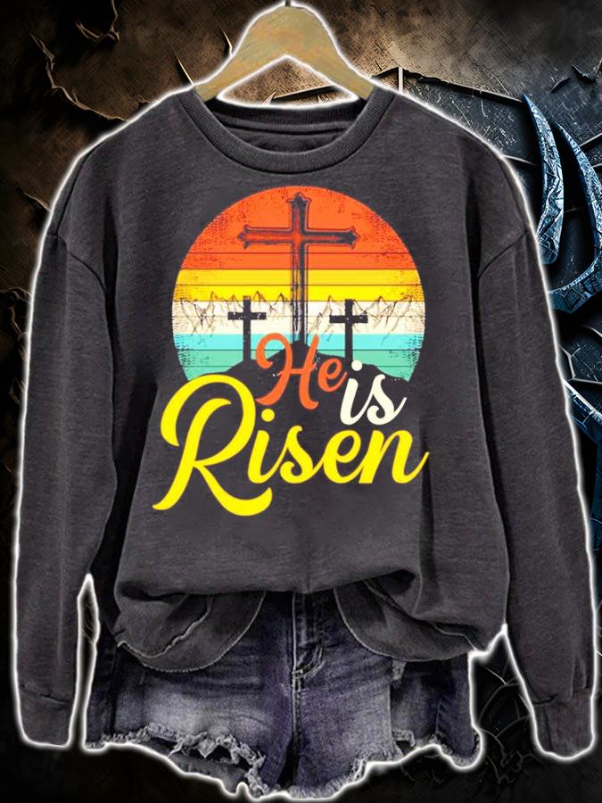 He is risen Christian Easter Jesus vintage shirt