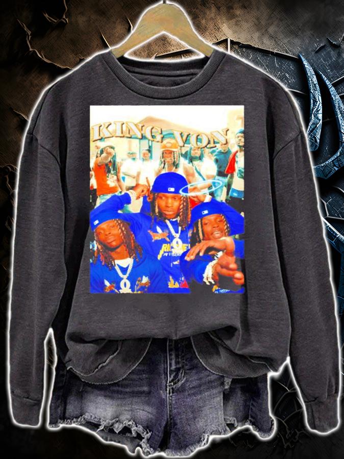 King Von shirt, sweater hoodie and tank top sweatshirt