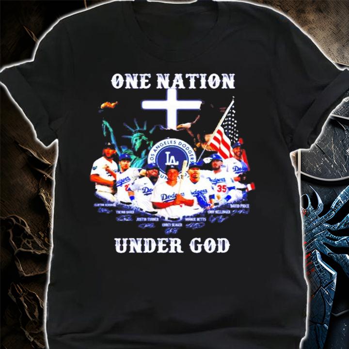 One Nation Los Angeles Dodgers under god shirt shirt