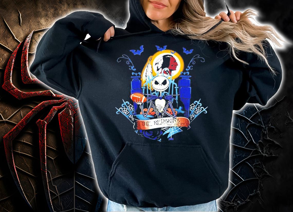 The Redskins Jack Skellington Washington Redskins shirt