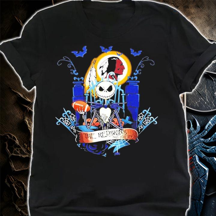 The Redskins Jack Skellington Washington Redskins shirt