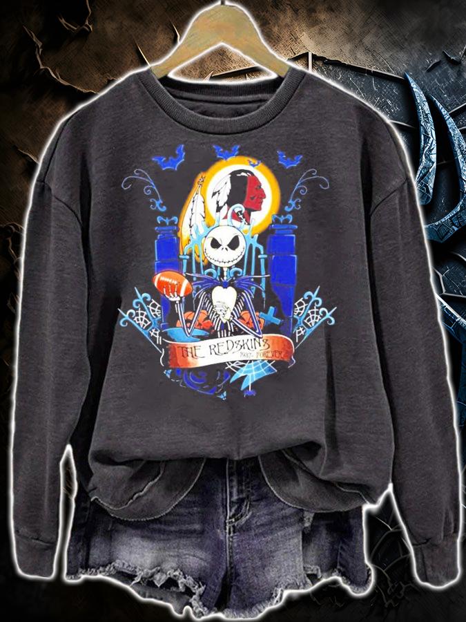 The Redskins Jack Skellington Washington Redskins shirt