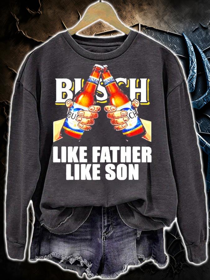Busch beer like father like son shirt