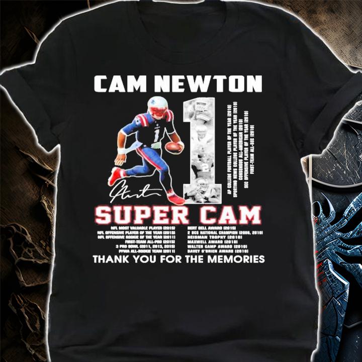 Cam Newton Super Cam signature shirt