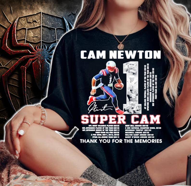 Cam Newton Super Cam signature shirt