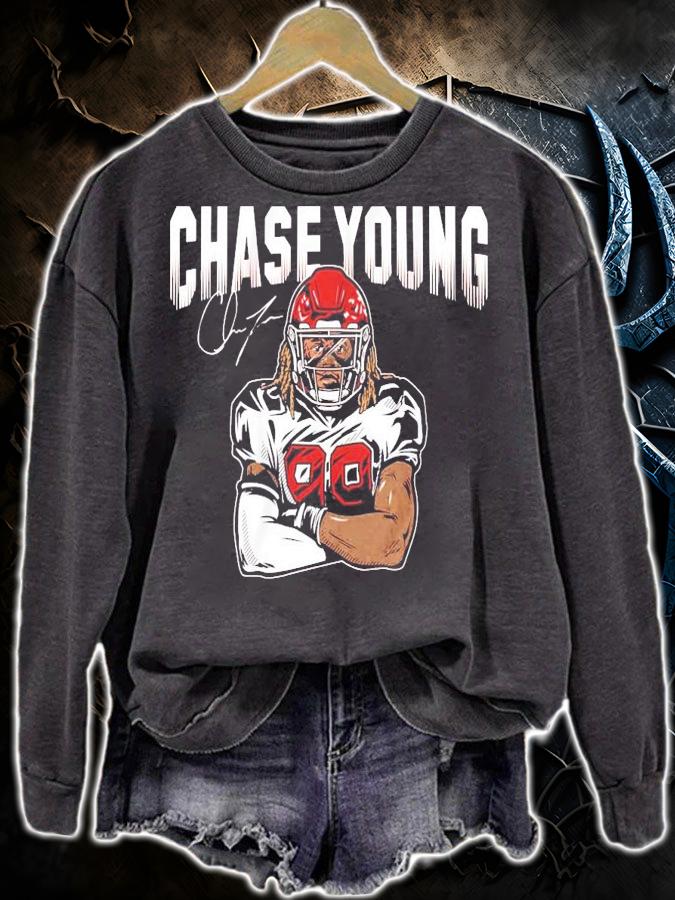 Chase Young NFLPA signature shirt sweatshirt