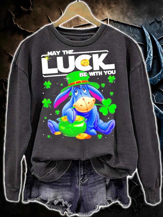 Eeyore may the luck be with you St.Patrick's Day shirt sweatshirt