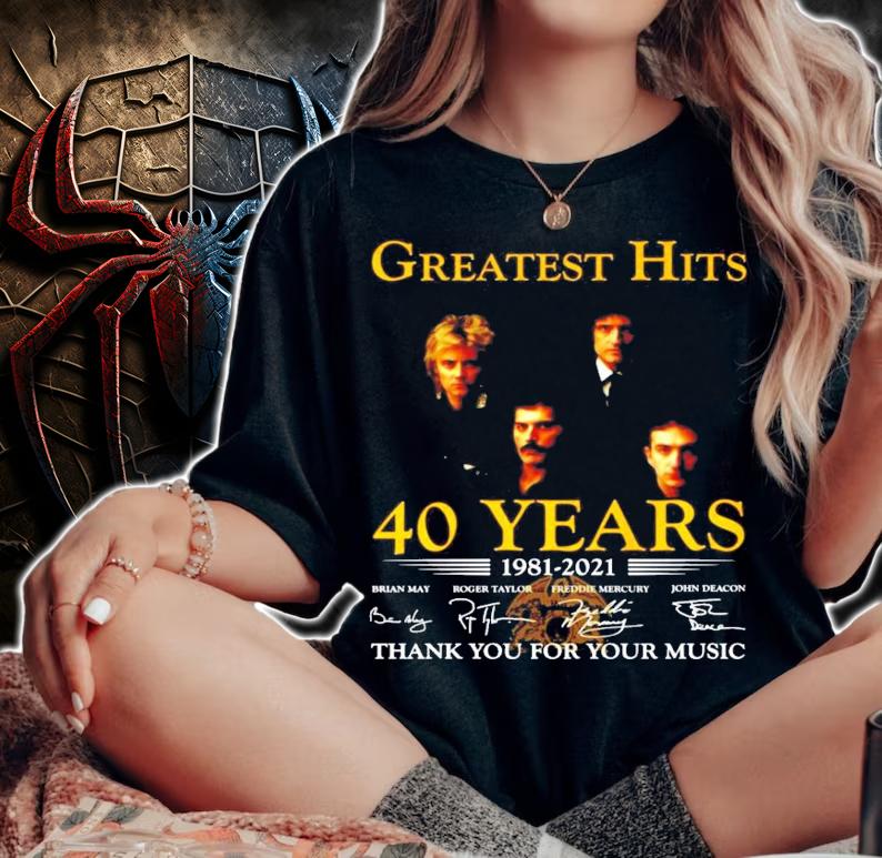 Greatest Hits 40 years 1981-2021 signature shirt woman shirt