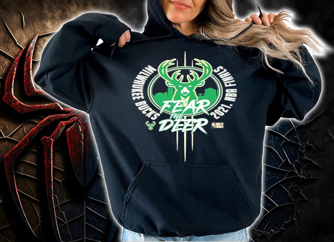 Milwaukee Bucks 2021 NBA Finals fear the deer shirt