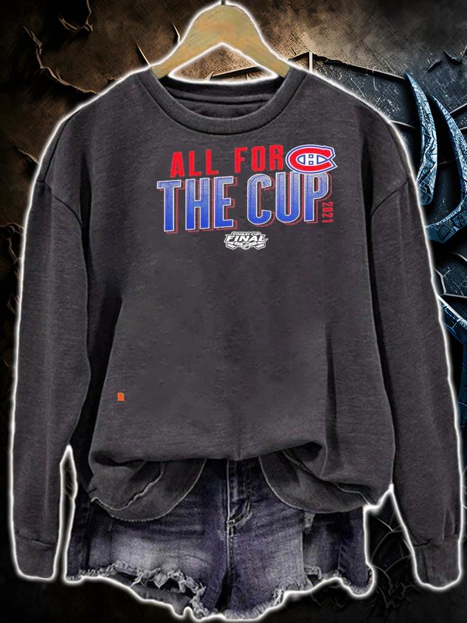 Montreal Canadiens 2021 Stanley Cup Semifinal Champions all for the cup shirt sweatshirt