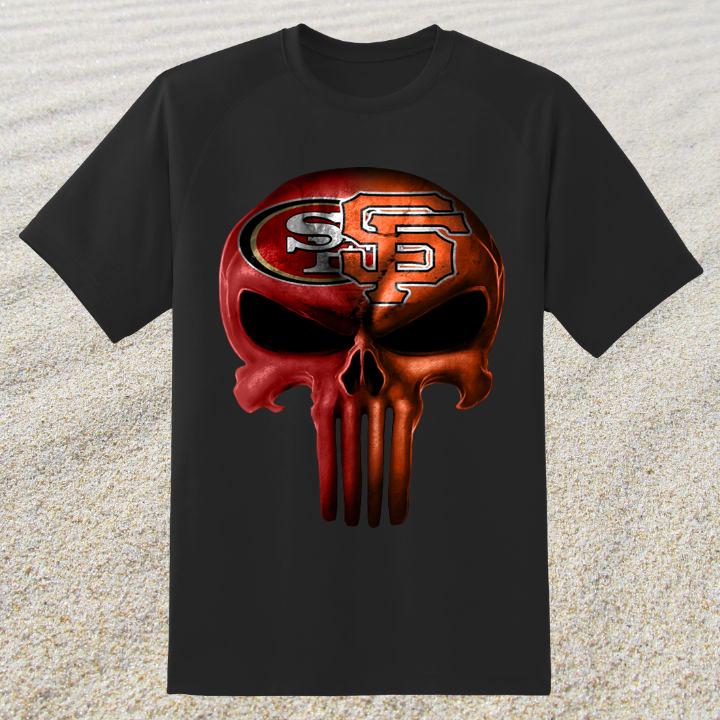 The Punisher Skull San Francisco 49ers San Francisco Giants Shirt - Shop now!