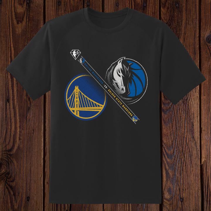Golden State Warriors Vs Dallas Mavericks Logo T-Shirt