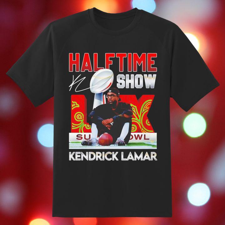 Super Bowl Halftime Show 2025 Kendrick Lamar Signature T-Shirt