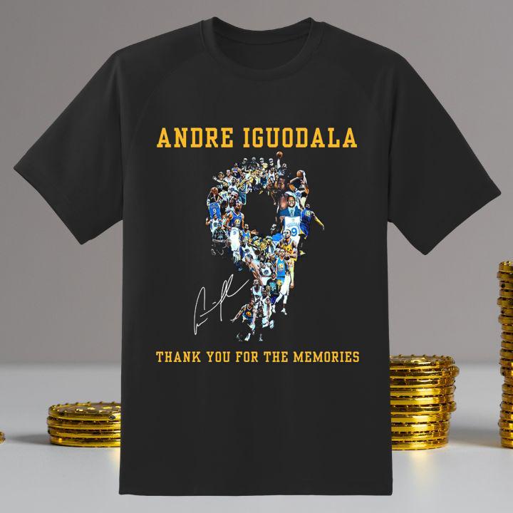 Andre Iguodala 9 Golden State Warriors Signature T-Shirt