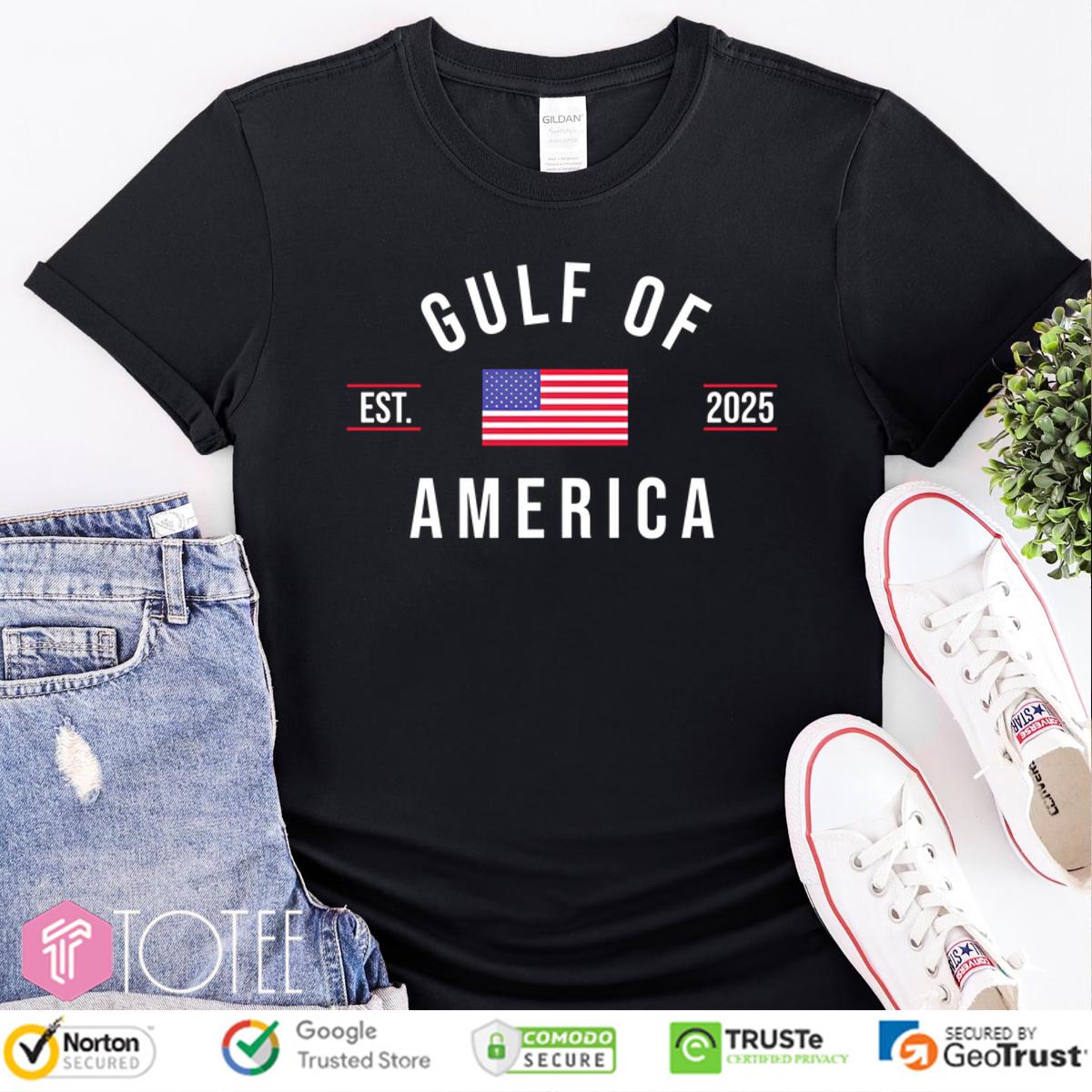 Gulf of America Est 2025 Flag Shirt - Show Your Patriotism!