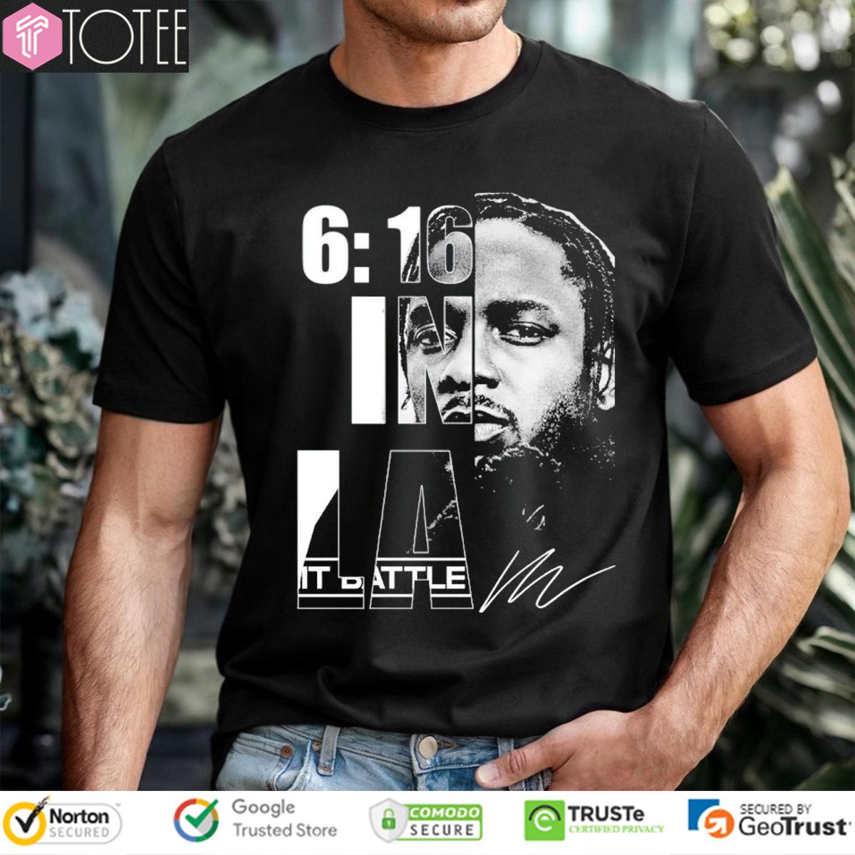Kendrick Lamar 6 16 In LA Rap Battle T-Shirt