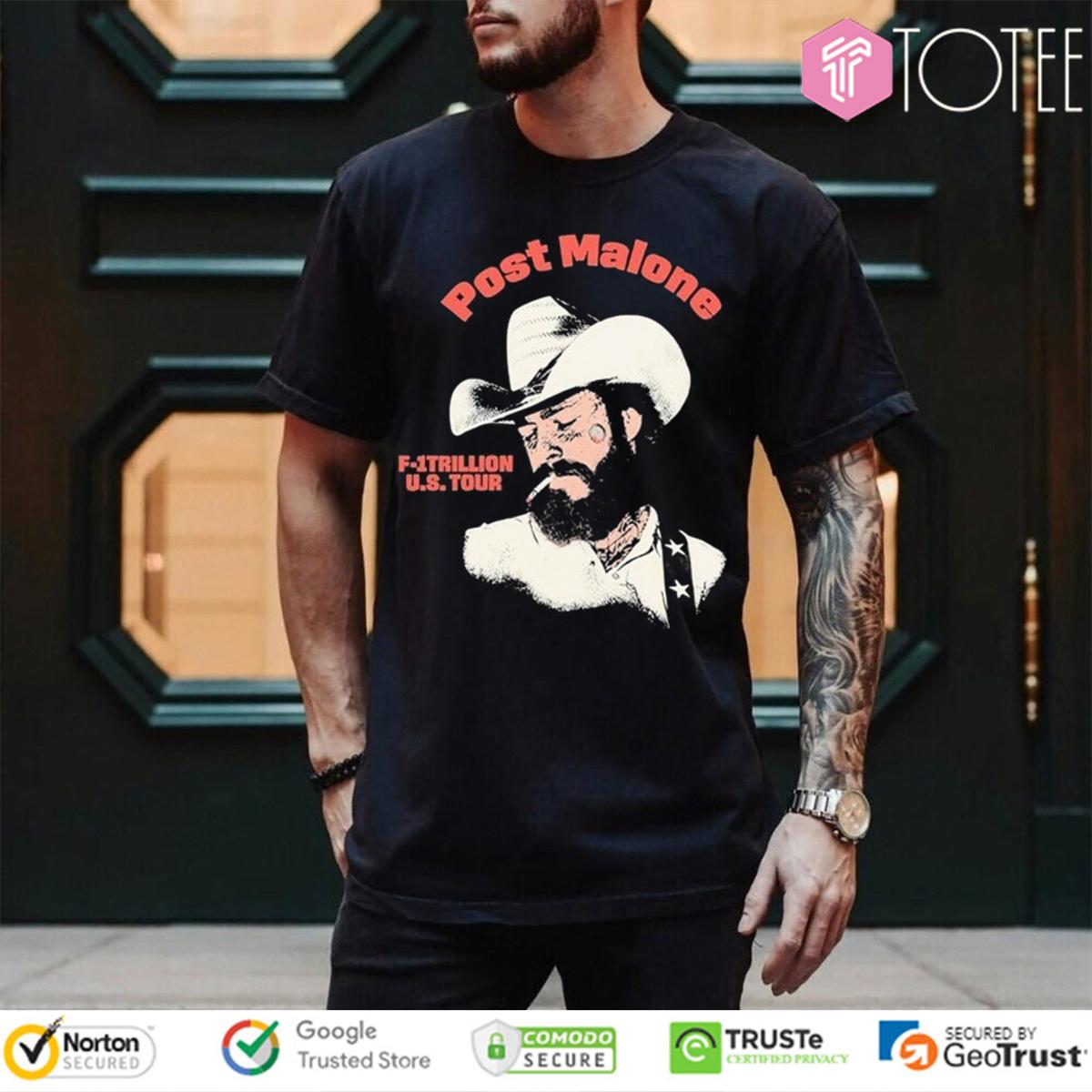 Post Malone F-1 Trillion Tour 2025 T-Shirt