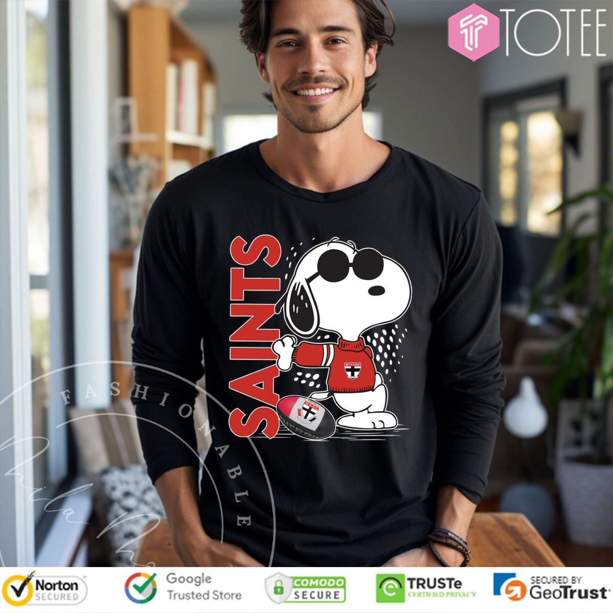 St Kilda Saints Snoopy Player long sleeve