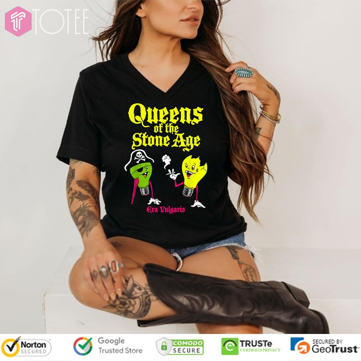 Queens Of The Stone Age Era Vulgaris V-neck